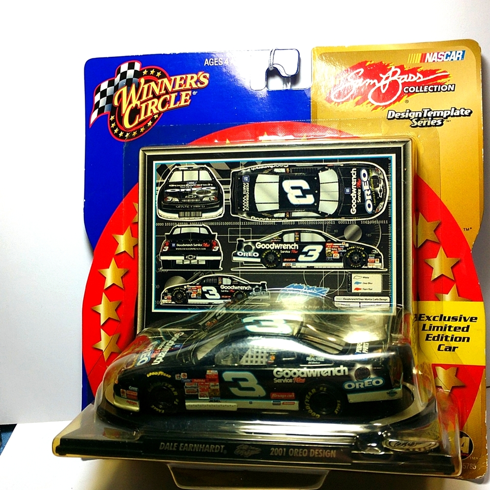 Dale Earnhardt 2001 Oreo Design #3 Sam Bass Collection 1:43 Scale